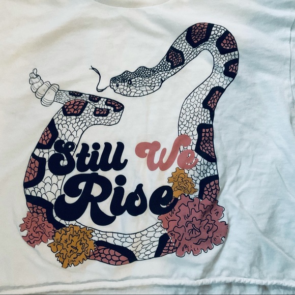 Sexy Unique STAR⭐️TEE Crop Top | Size XS - Picture 2 of 2